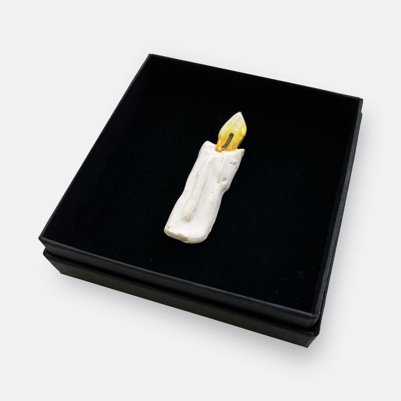 White Candle Pin. 2020