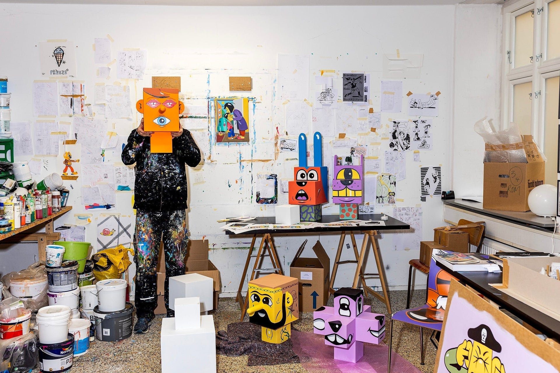 HuskMitNavn opens exhibition at Kunstmuseeum Brandts