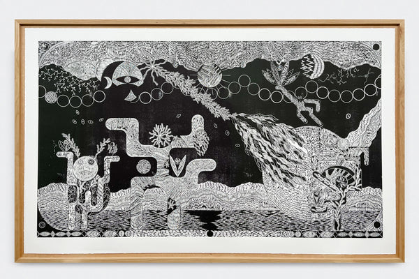 Troels Carlsen & Anton Funck participates in group exhibition at Kastrupgaard: Woodcut out of control