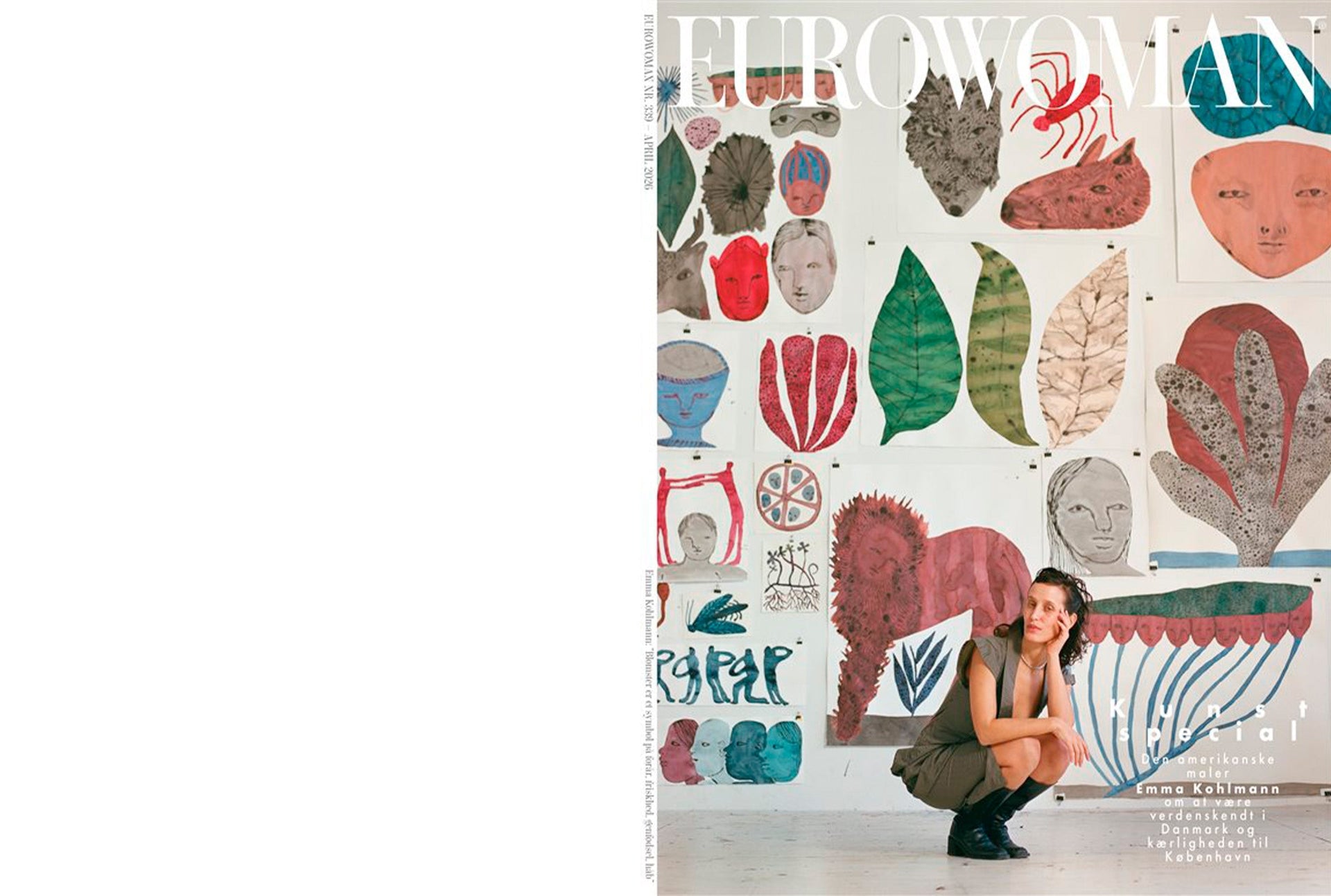 Emma Kohlmann on the cover of Eurowoman