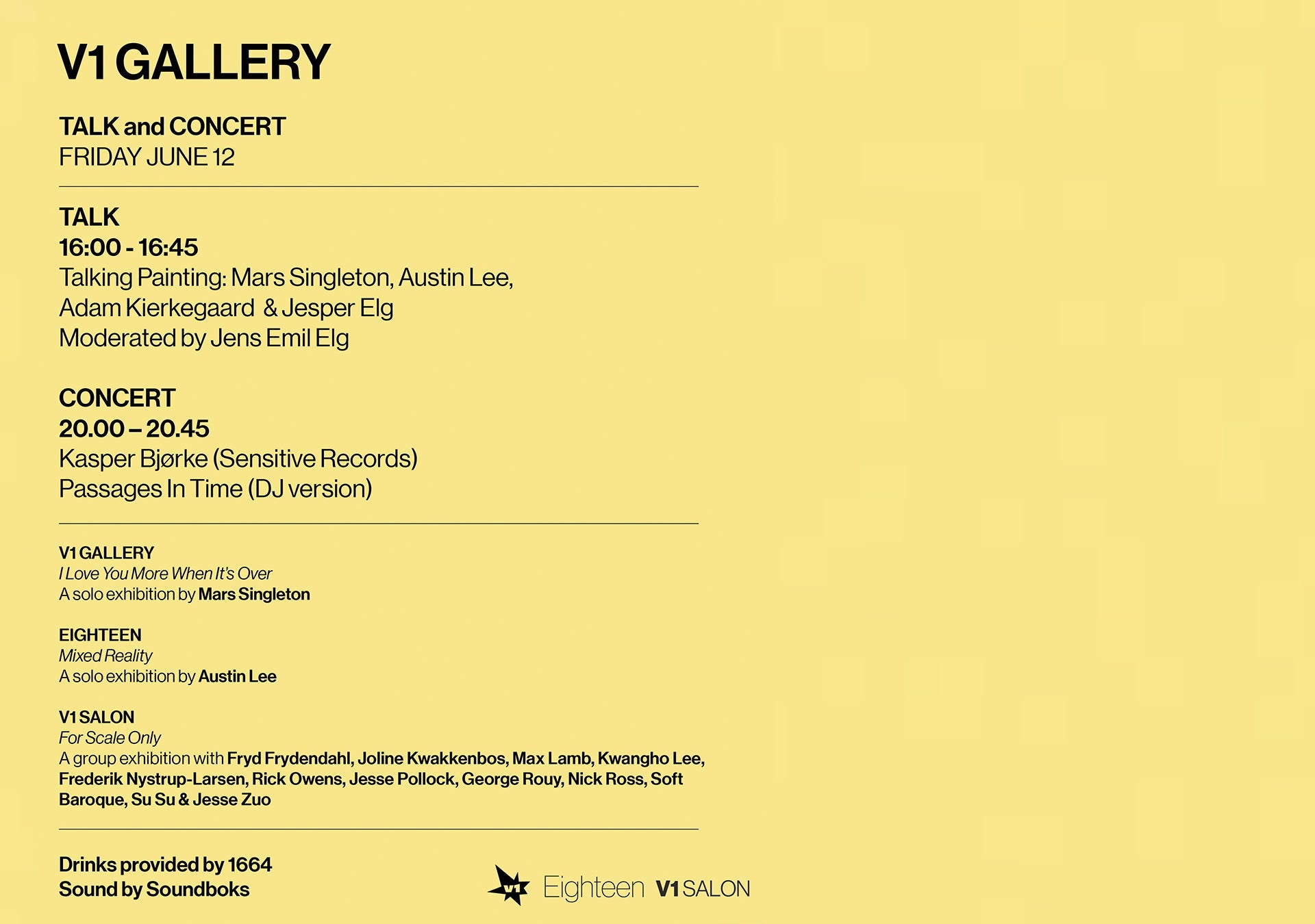 Exhibition opening program