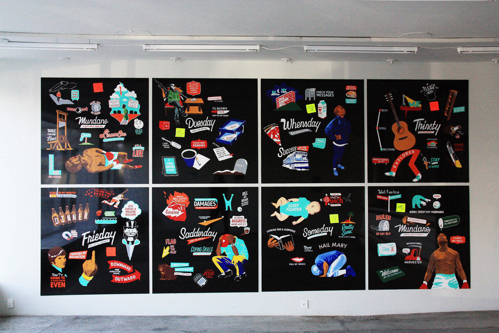 Stephen Powers - Days – V1 Gallery