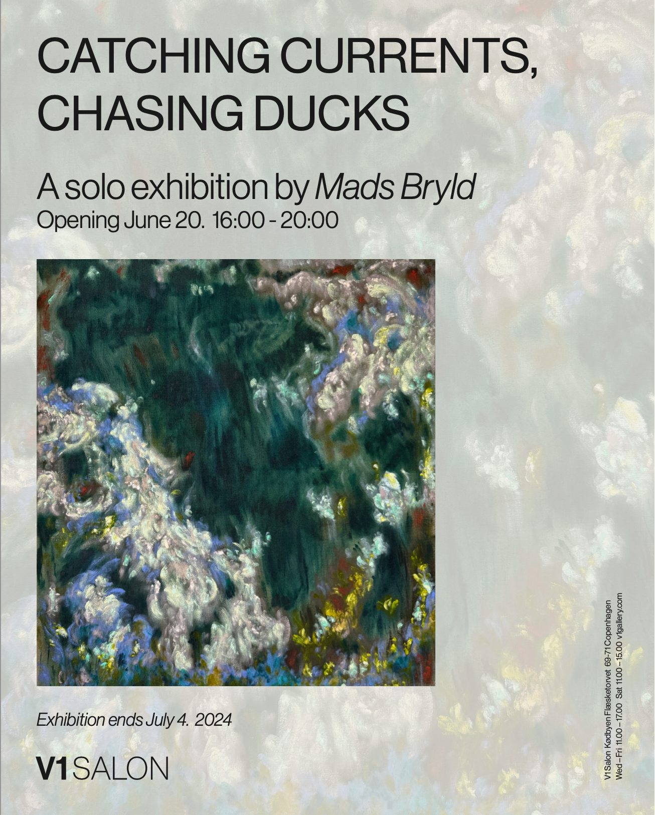 OPENING SOON: Catching currents, chasing ducks a solo exhibition by Mads Bryld