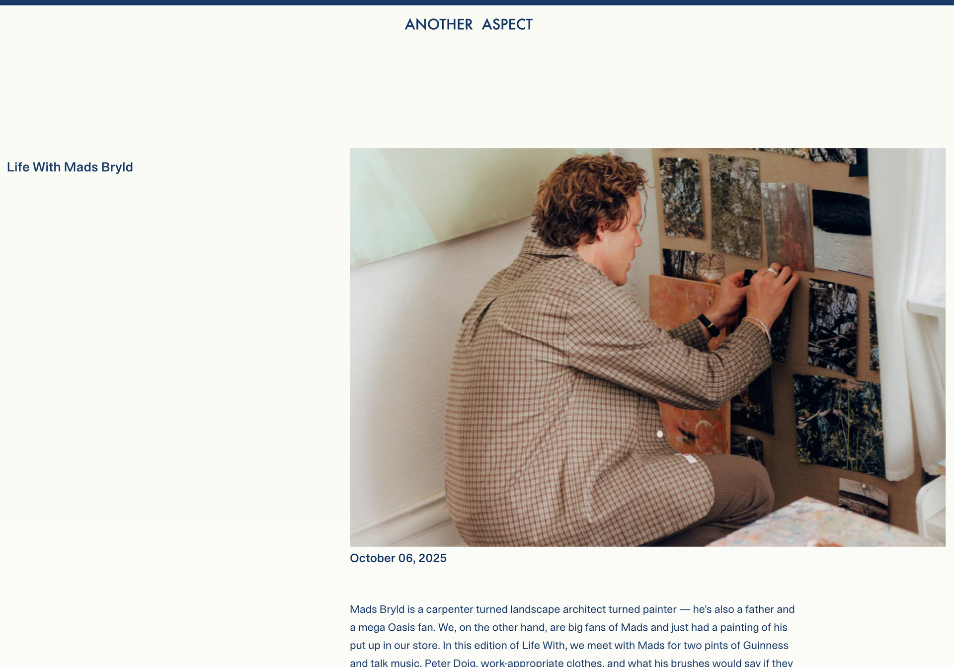 Another Aspect interviews Mads Bryld