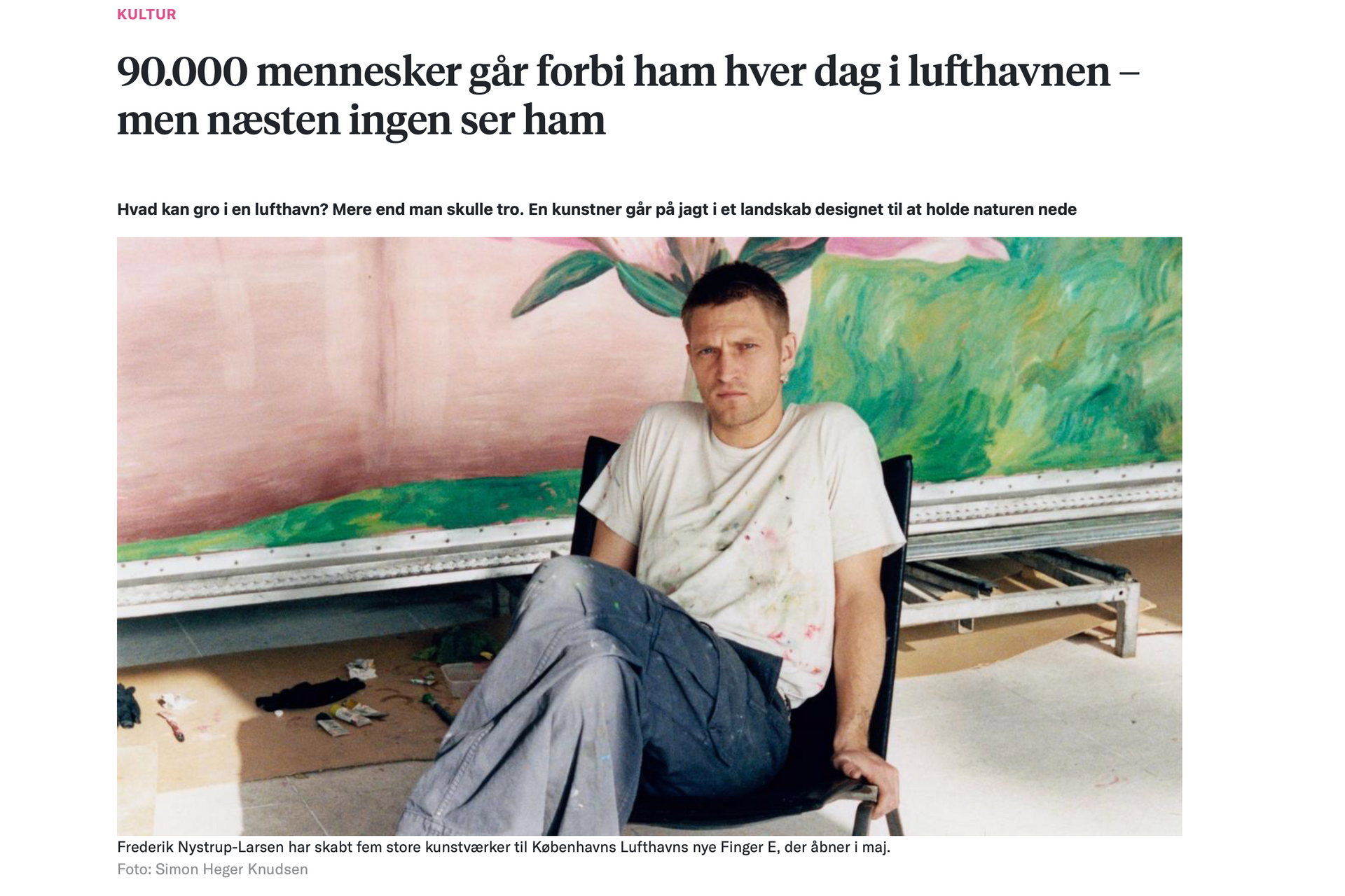 Frederik Nystrup-Larsen in Børsen