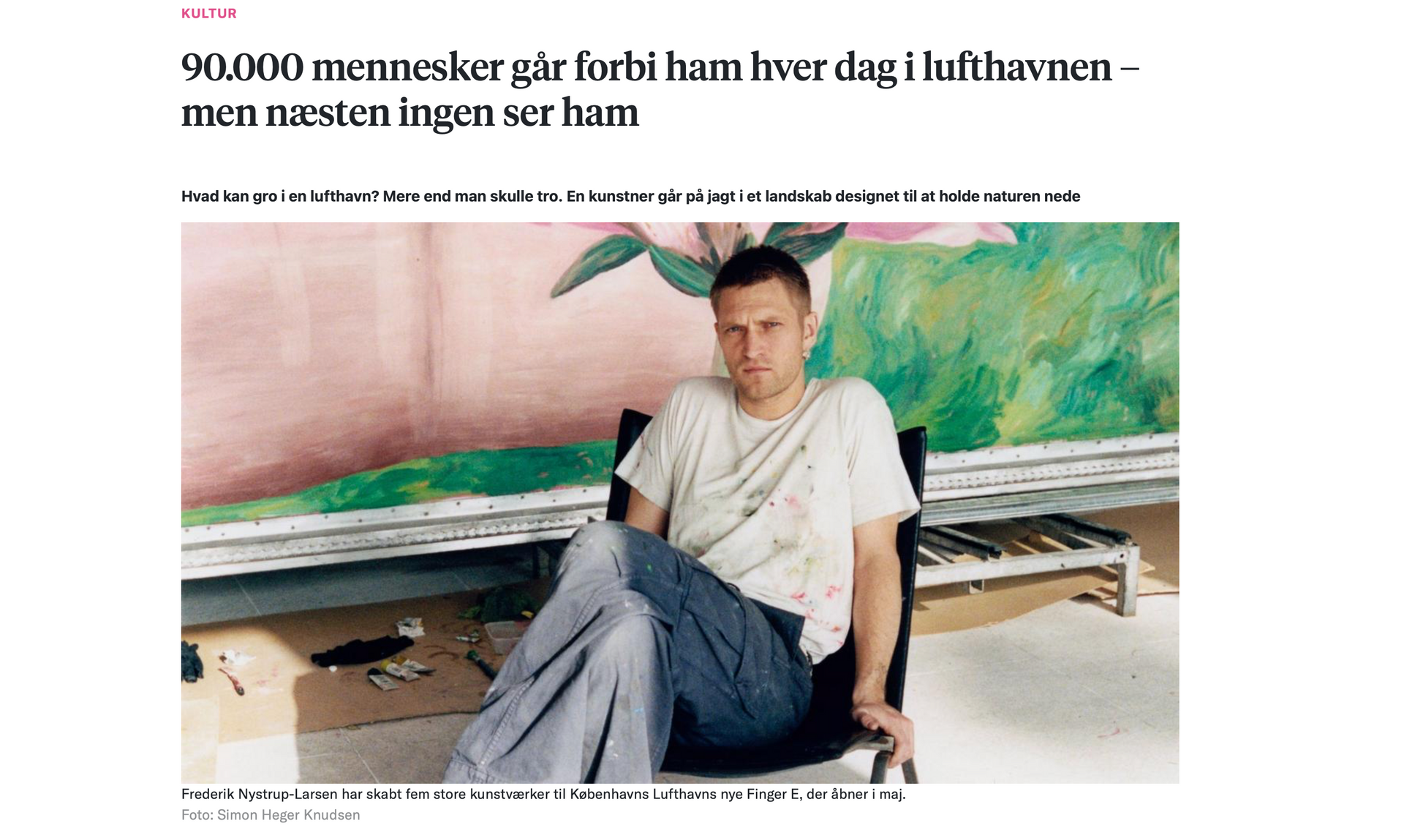 Frederik Nystrup-Larsen in Børsen