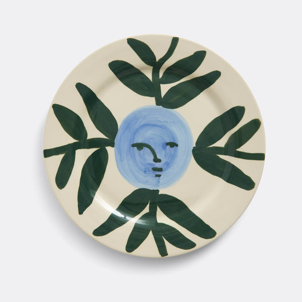 LA PITTURA PLATE, MOON FACE VINE Ø28,5 CM