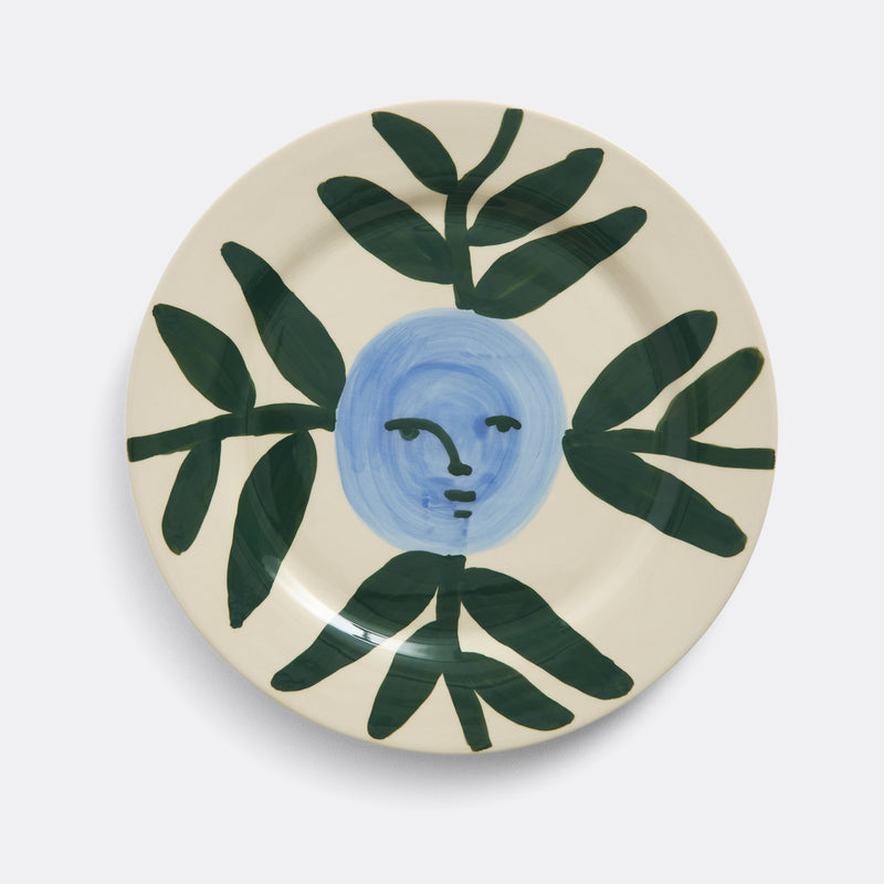 LA PITTURA PLATE, MOON FACE VINE Ø28,5 CM
