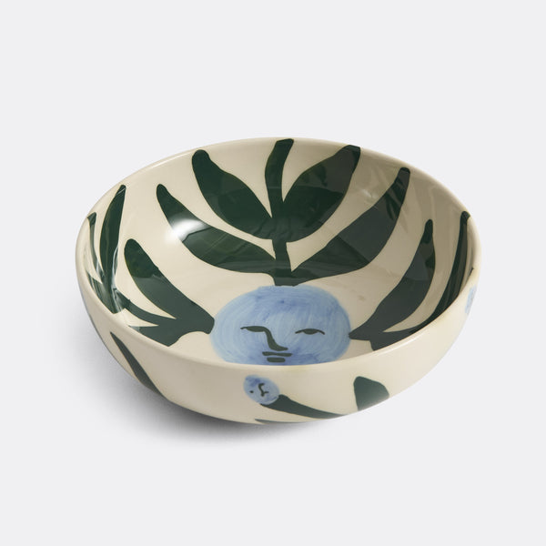 LA PITTURA BOWL, MOON FACE VINE Ø12 CM