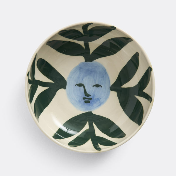 LA PITTURA BOWL, MOON FACE VINE Ø12 CM