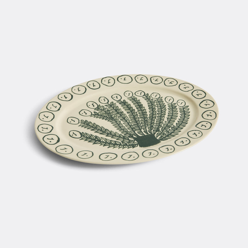 LA PITTURA OVAL SERVING PLATTER, OLIVE GROVE