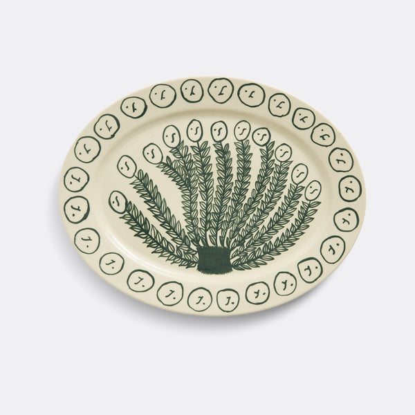 LA PITTURA OVAL SERVING PLATTER, OLIVE GROVE