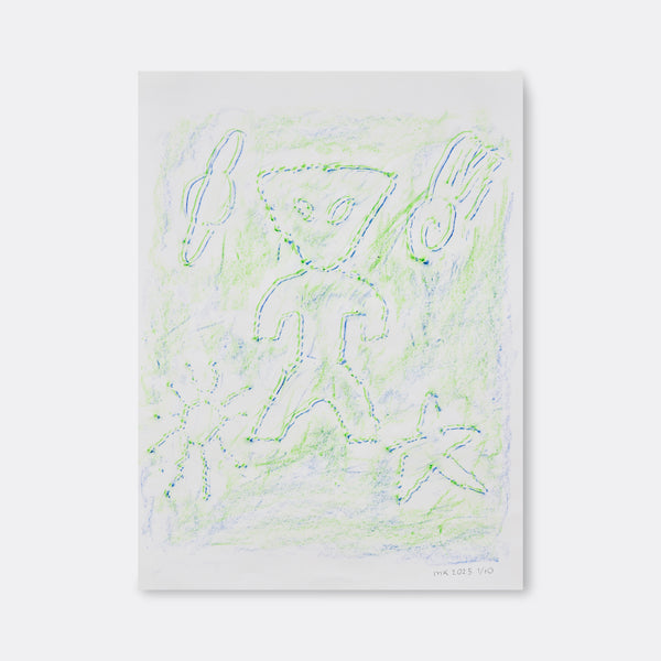 MISAKI KAWAI SPECIAL EDITION PRINT GREEN