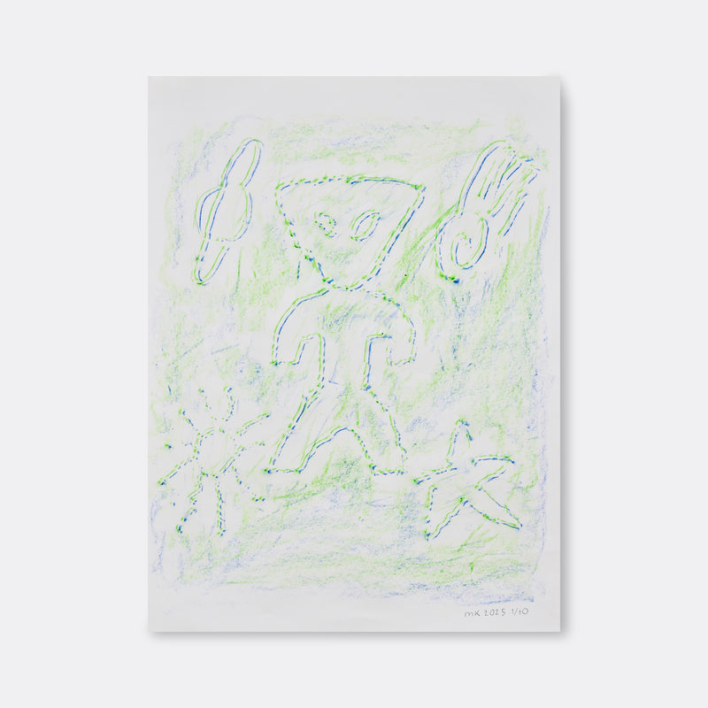 MISAKI KAWAI SPECIAL EDITION PRINT GREEN