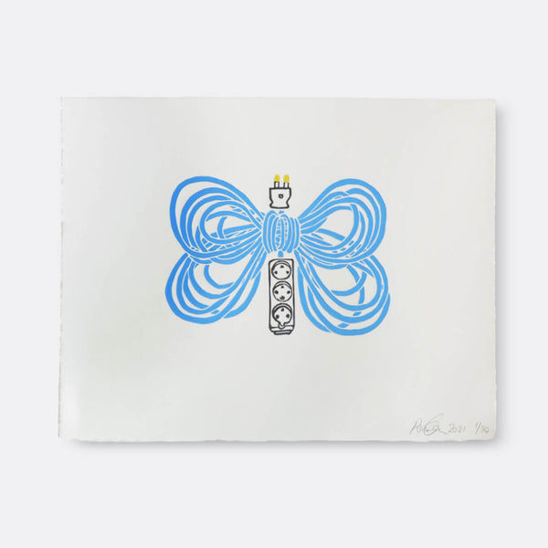 Butterfly Extension (Blue Version), 2021
